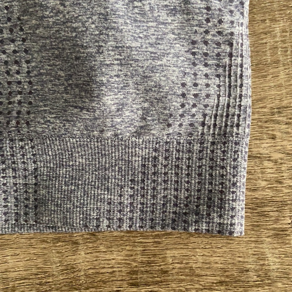 NWT Blue Grey Marled High Support Sports Bra Small - Picture 3 of 3